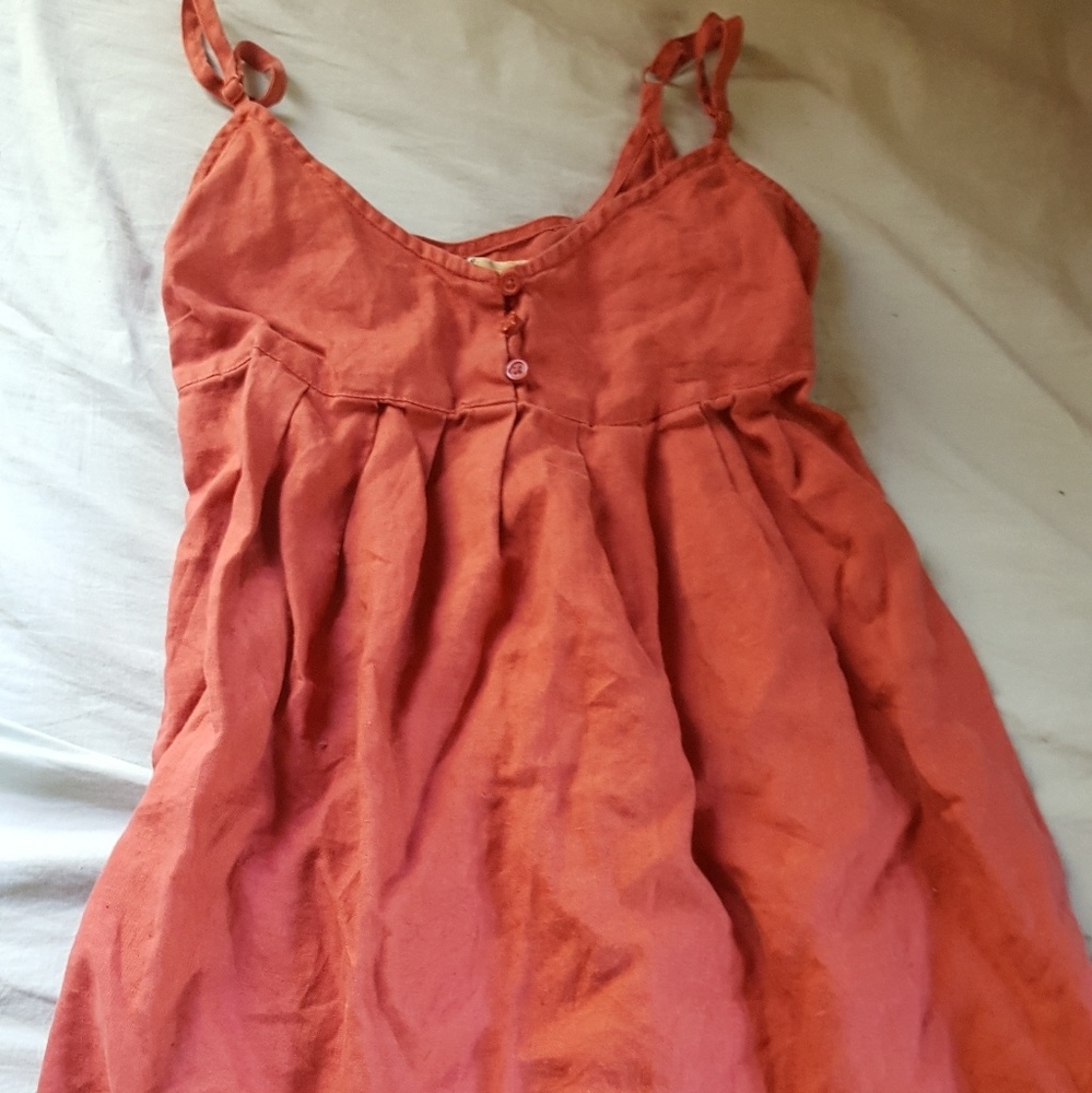 A fun red summer dress